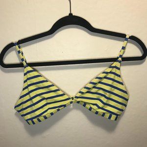 Striped J. Crew Swimsuit Top